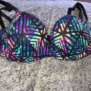 Lightly lined pink bra